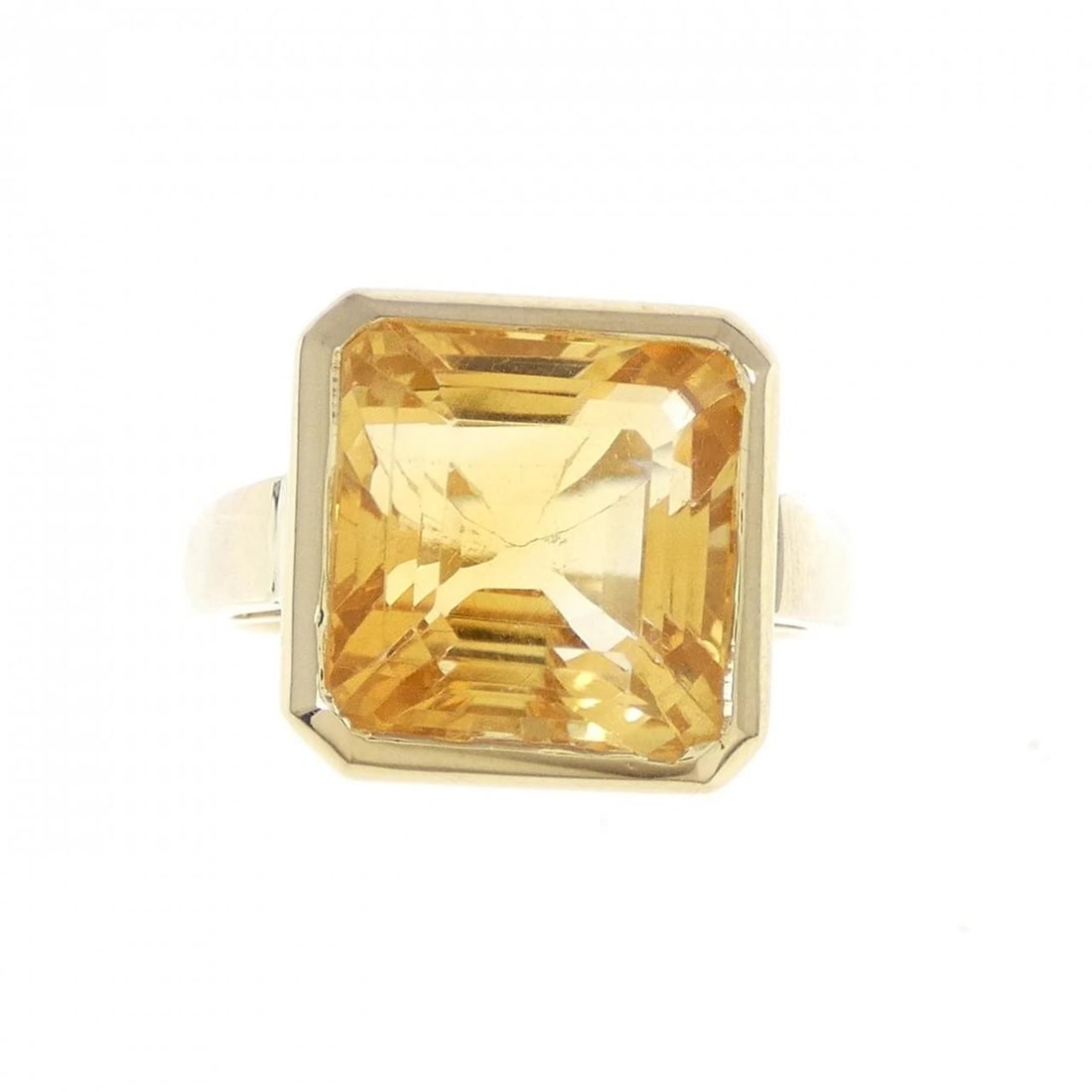 K18YG CITRINE RING - 2