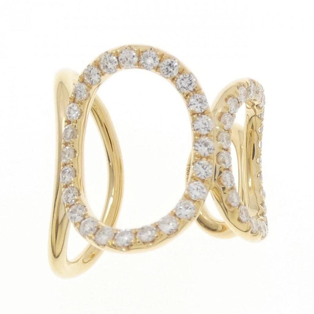 750YG DIAMOND RING - 2