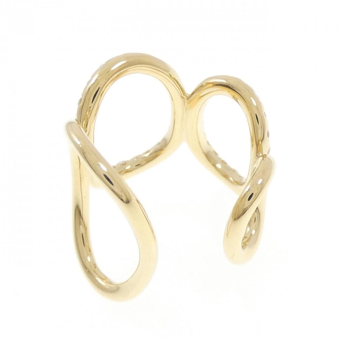 750YG DIAMOND RING - 3