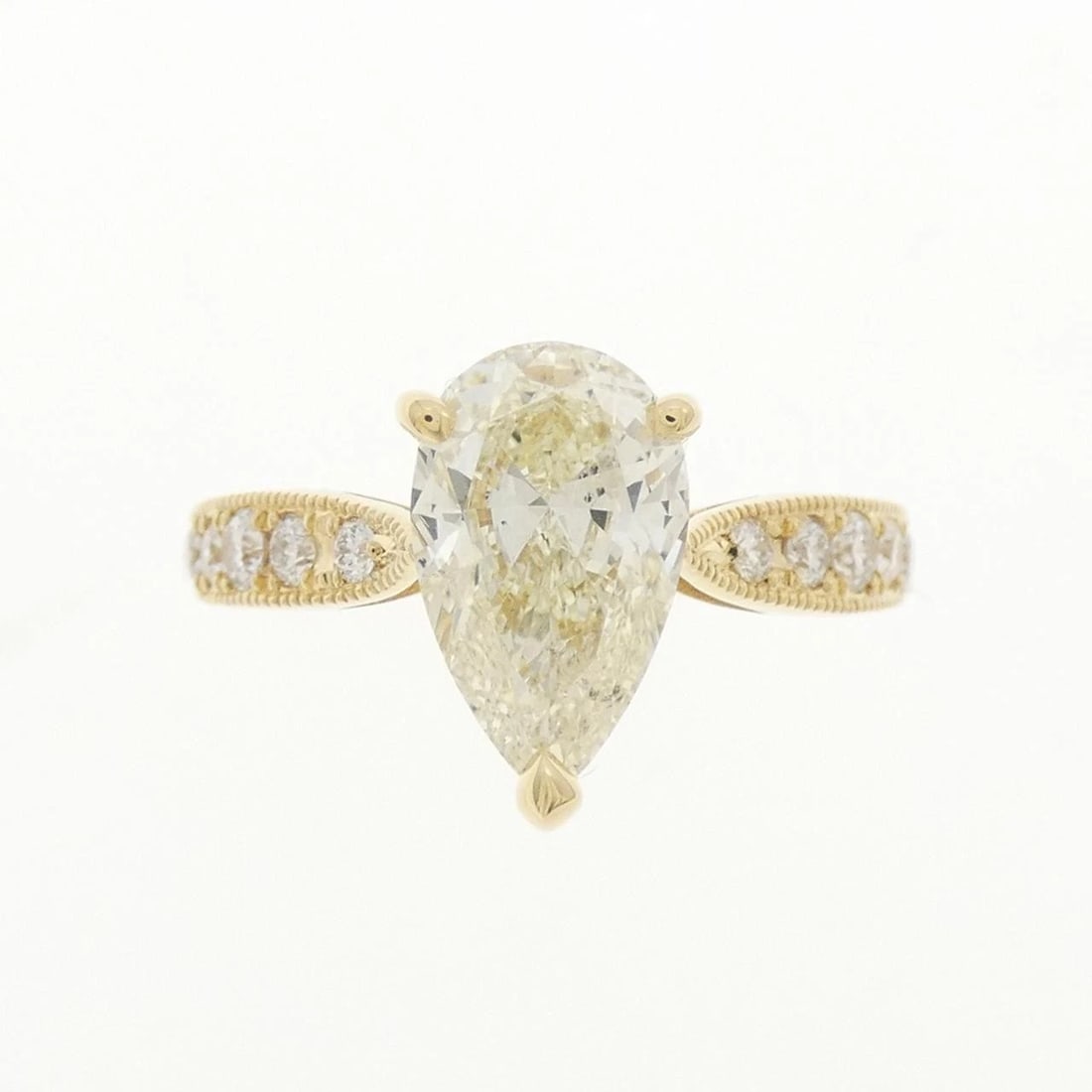 K18YG DIAMOND RING - 2