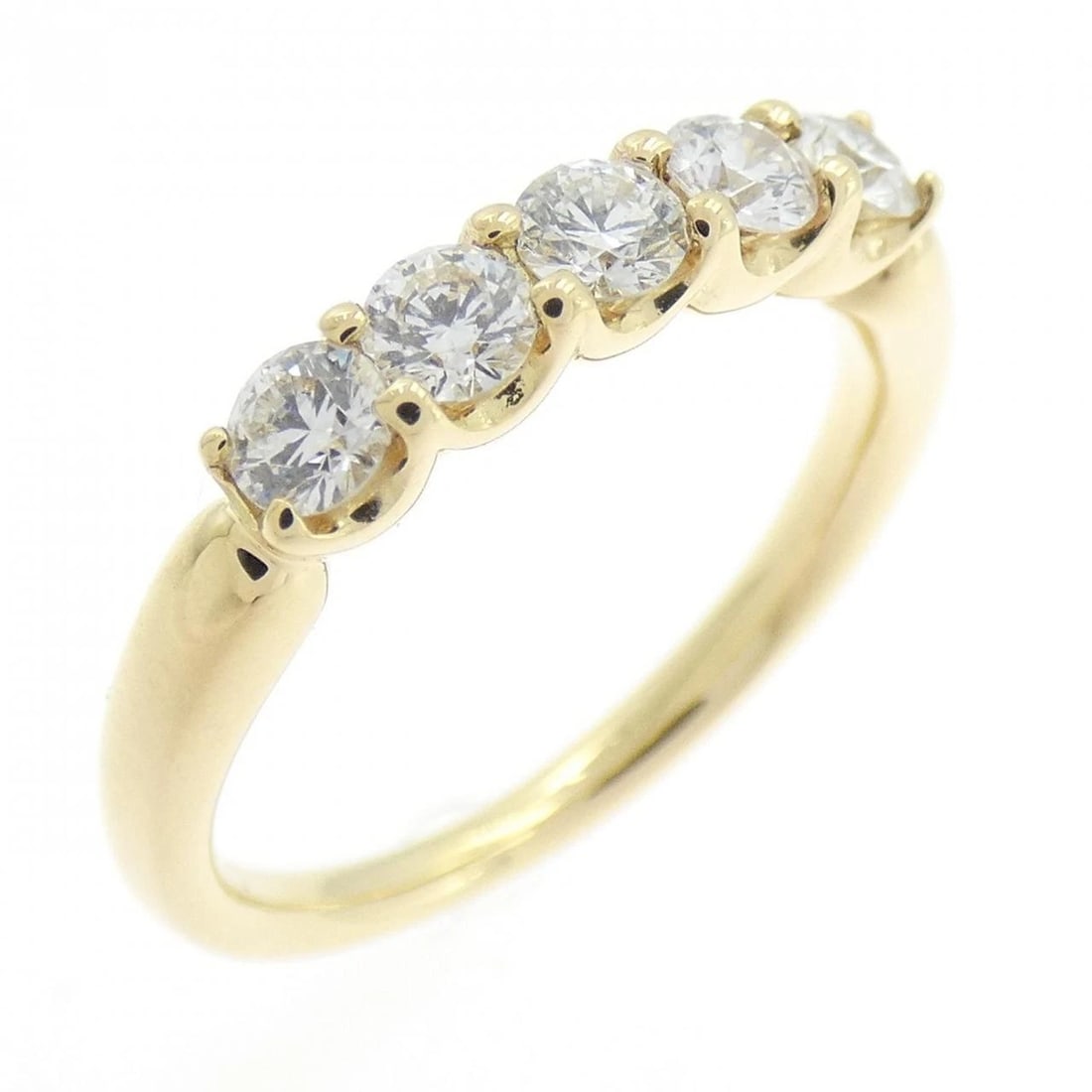 K18YG DIAMOND RING: K18YG Diamond Ring Brand: Unbranded Type: Ring Material: K18 Yellow Gold, Main Stone/Creation Natural Color: yellow gold Size: 4.5-5US Accessories: None Accessories Notice: When purchasing