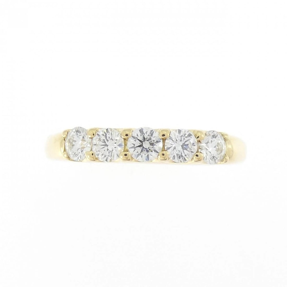 K18YG DIAMOND RING - 2