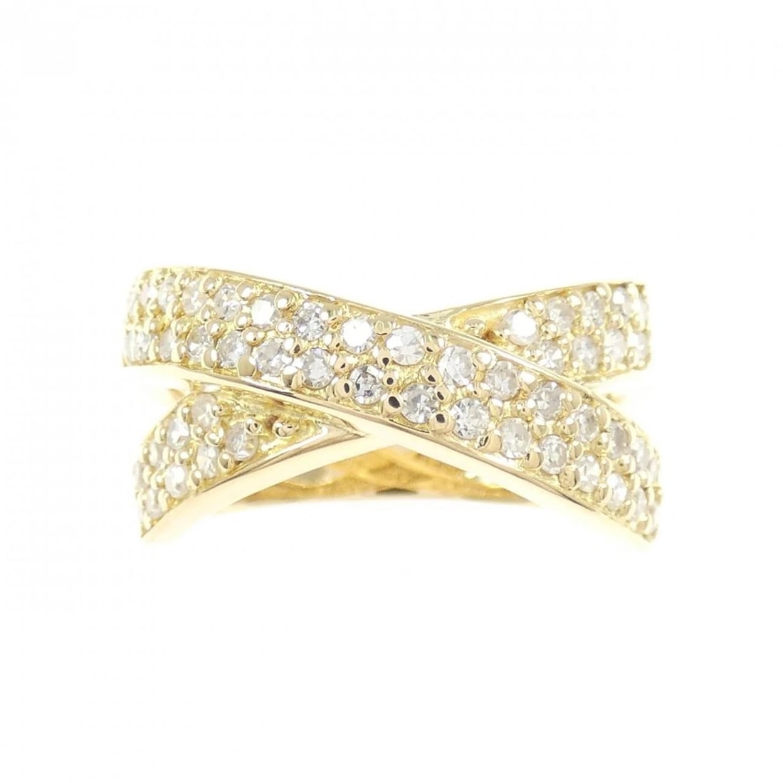 K18YG DIAMOND RING - 2