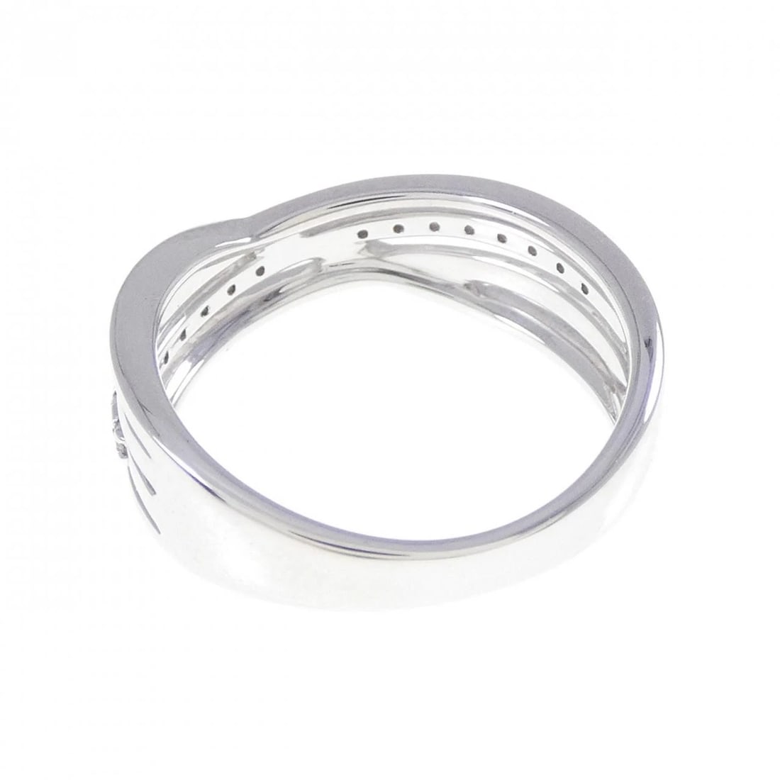 K18WG DIAMOND RING - 3