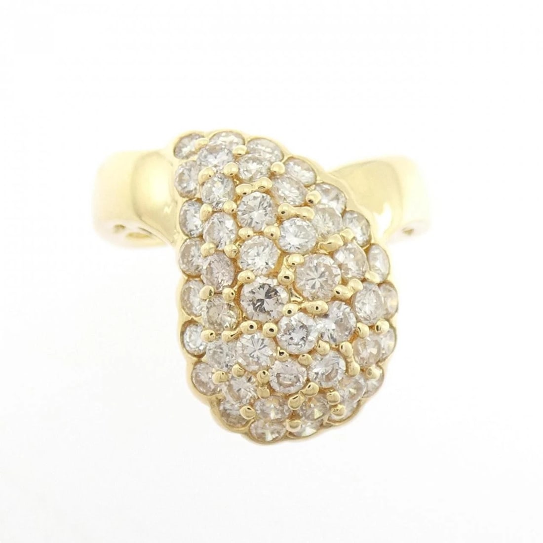 K18YG DIAMOND RING - 2