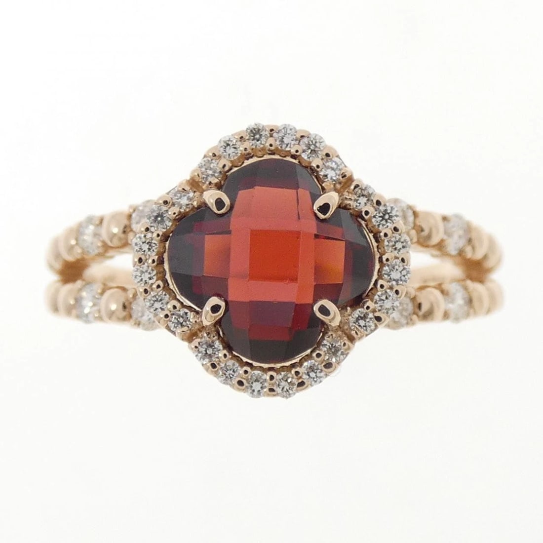 K18PG GARNET RING - 2