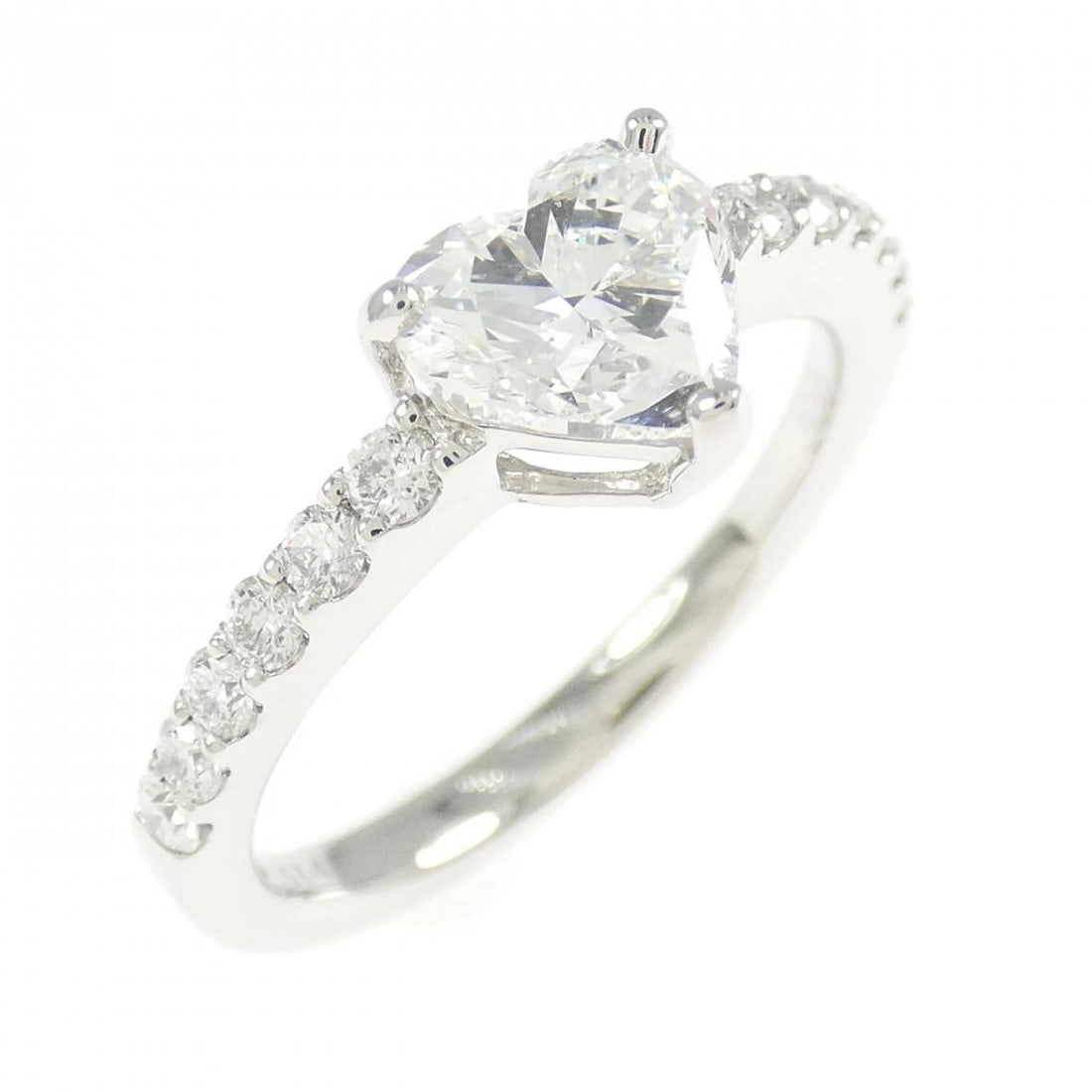 PT900 DIAMOND RING: PT900 Diamond Ring Brand: Unbranded Type: Ring Material: Platinum 900, Main Stone/Creation Natural Color: Silver Size: 6.5 (US size) Accessories: None Accessories Notice: When purchasing