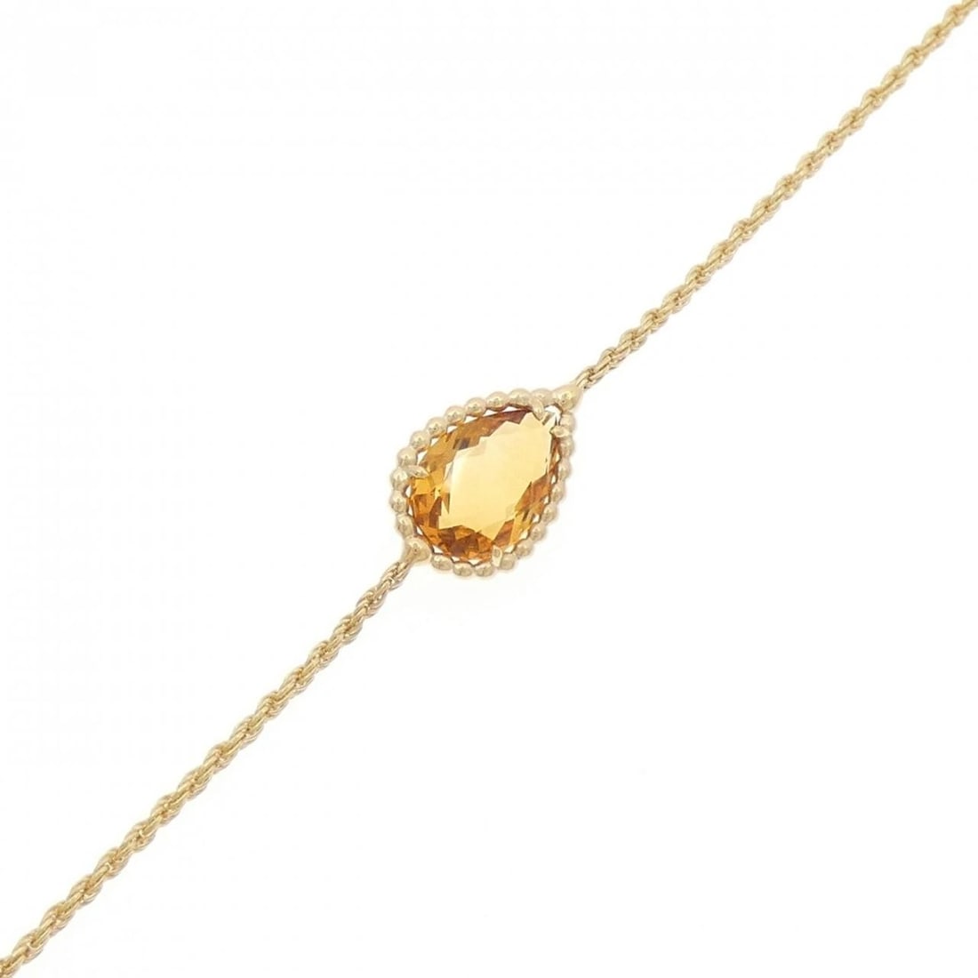 BOUCHERON SERPENT POEM BRACELET: Boucheron Serpent Poem Bracelet Brand: Boucheron Type: Bracelet Material: 750 Yellow Gold, Main Stone/Creation Citrine Color: Yellow Gold Size: 16 17.5cm,ActualSize Max W: 9.3mm Accessories: