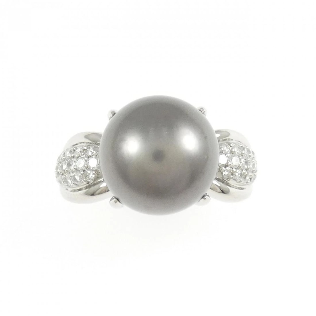 PT900 BLACK PEARL RING - 2