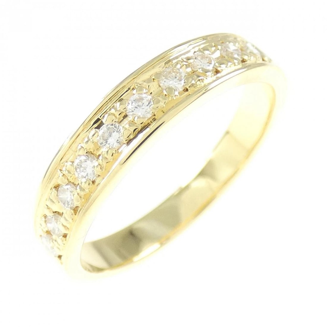 K18YG DIAMOND RING: K18YG Diamond Ring Brand: Unbranded Type: Ring Material: K18 Yellow Gold, Main Stone/Creation Natural Color: yellow gold Size: 6US Accessories: None Accessories Notice: When purchasing