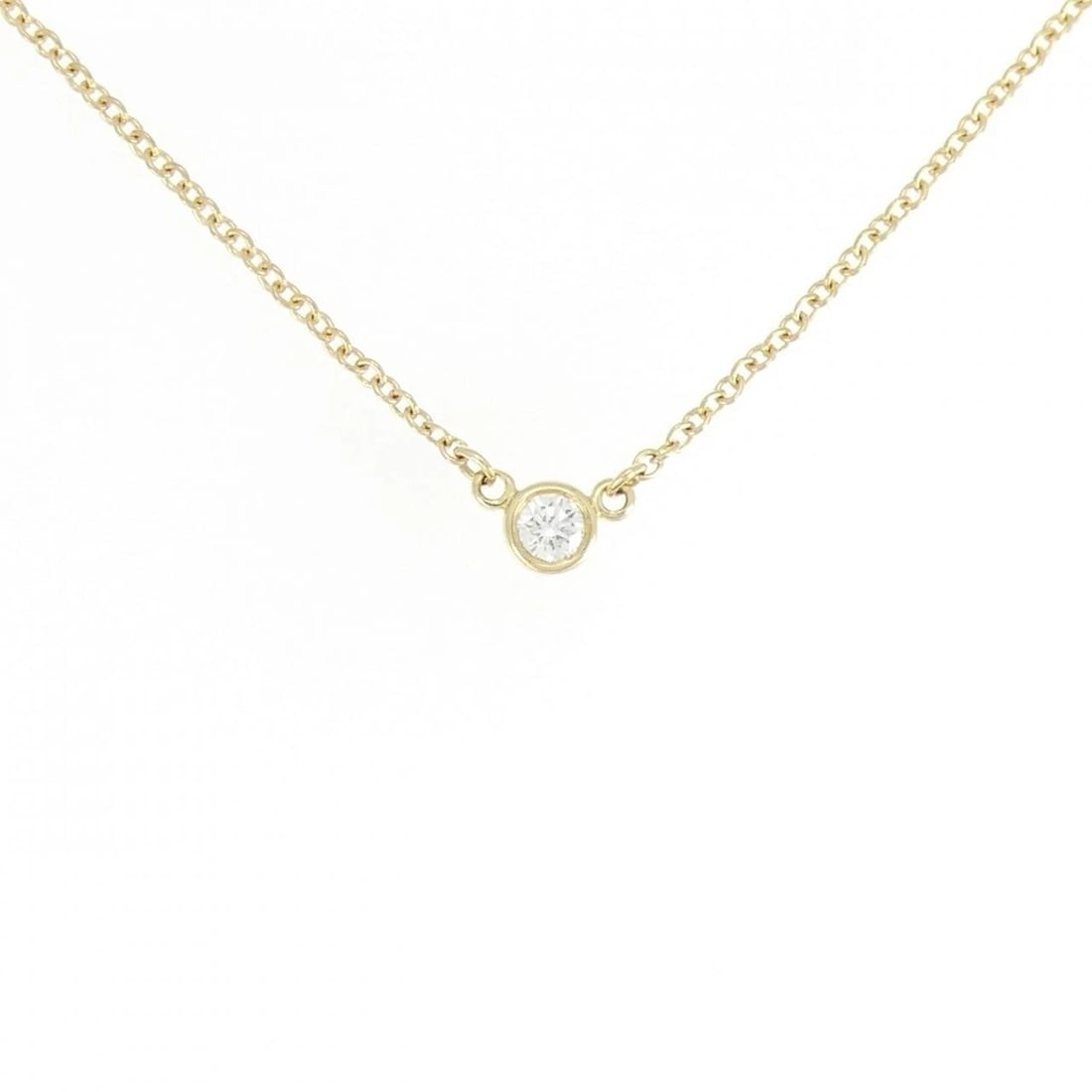 TIFFANY & CO. BY THE YARD NECKLACE: Tiffany & Co. By the Yard Necklace Brand: Tiffany Type: Necklace Material: 750 Yellow Gold, Main Stone/Creation Natural Color: Yellow Gold Size: 40cm,ActualSize Diameter: 3.3mm Chain Max. W: