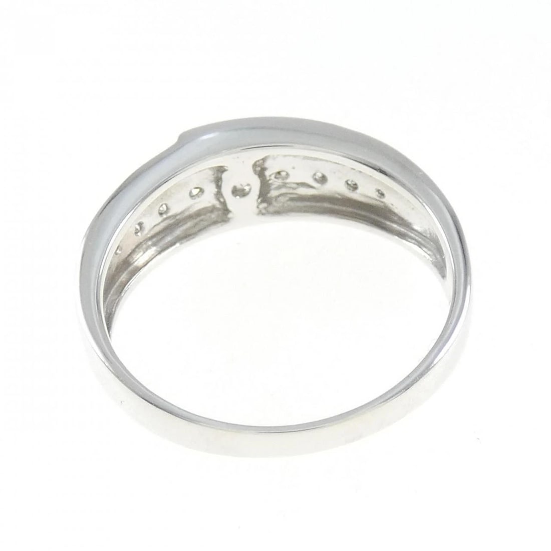 K18WG DIAMOND RING - 3