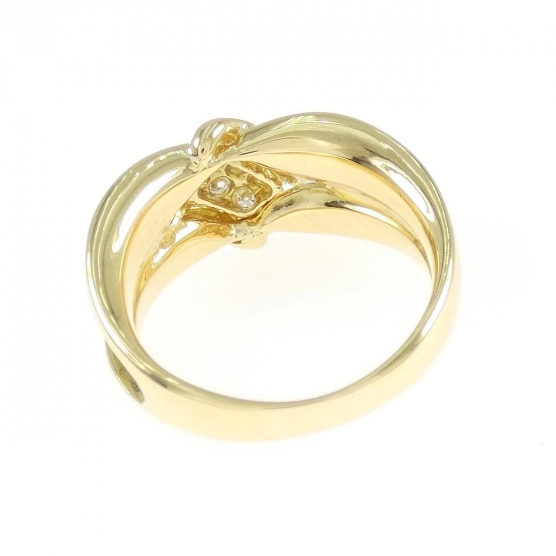 K18YG DIAMOND RING - 3