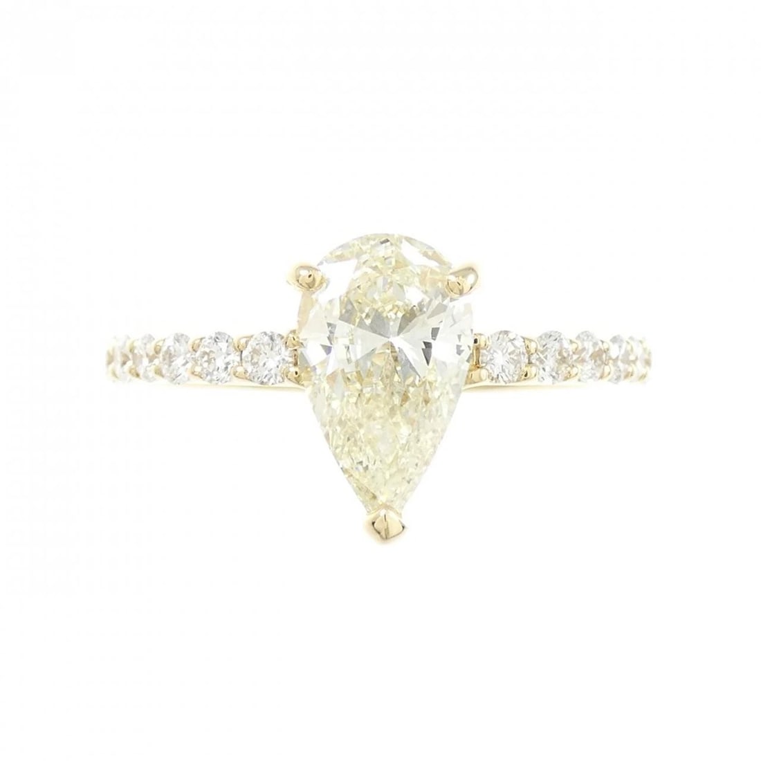 K18YG DIAMOND RING - 2
