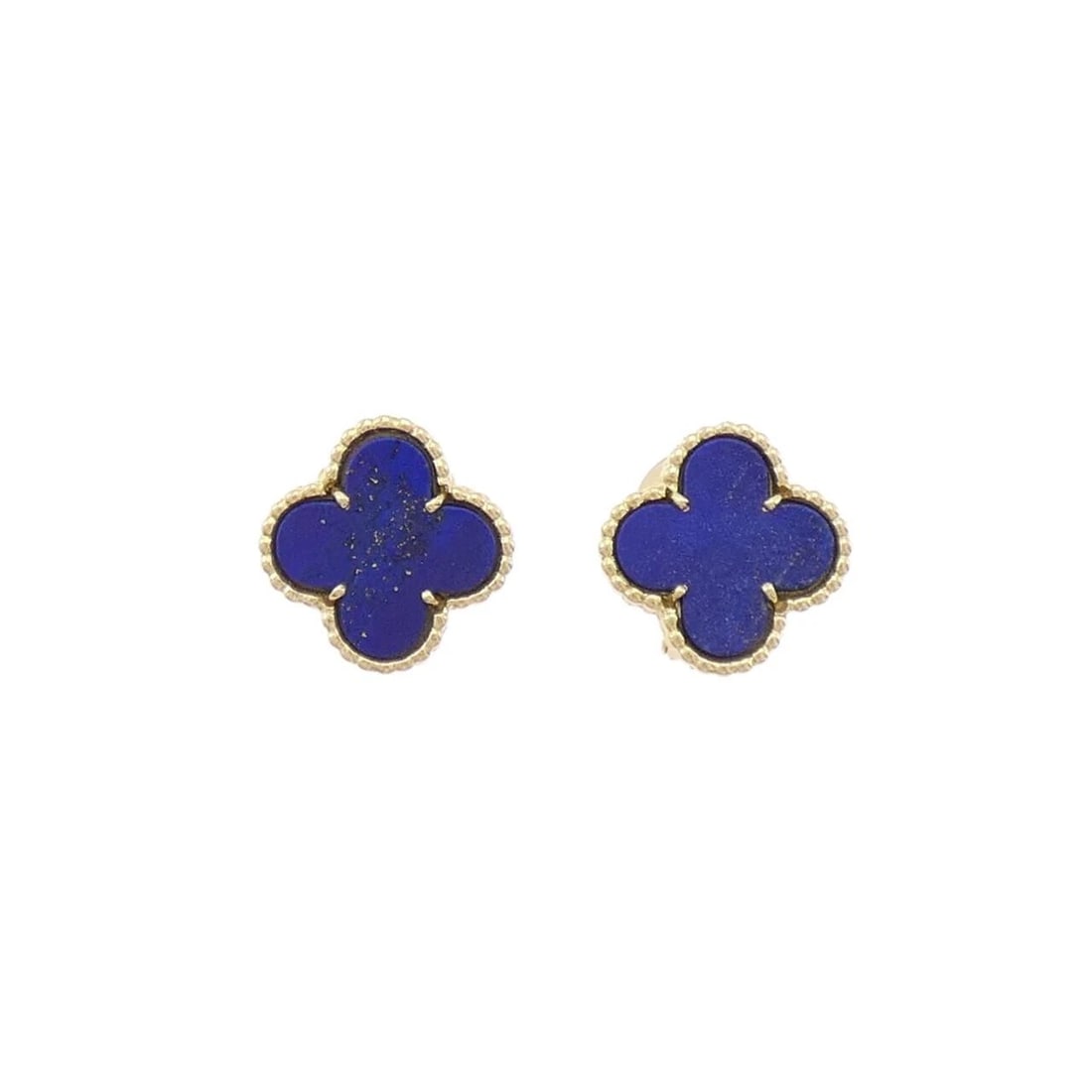 VAN CLEEF & ARPELS ALHAMBRA EARRINGS: Van Cleef & Arpels Alhambra Earrings Brand: Van Cleef & Arpels Type: Earrings Material: 18KT Yellow Gold, Color: Yellow Gold Size: ActualSize HxW: 14.9mmx14.9mm Accessories: None Accessories