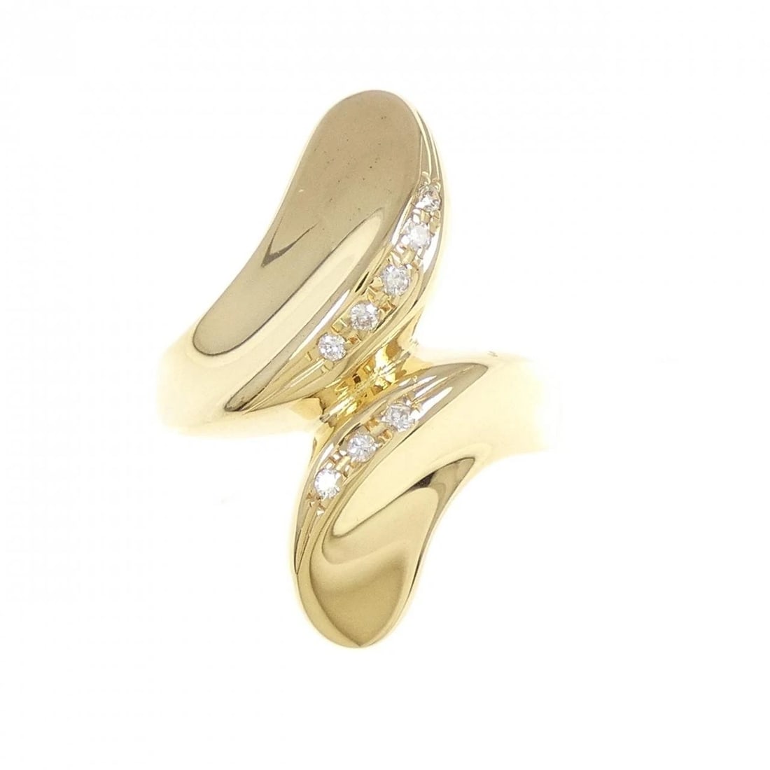 K18YG DIAMOND RING - 2