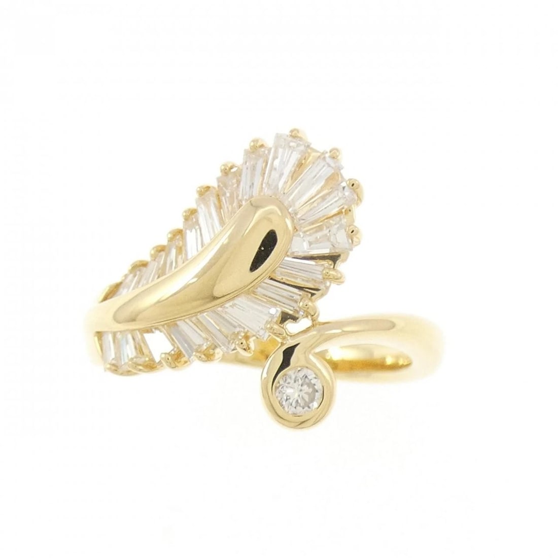 K18YG DIAMOND RING - 2