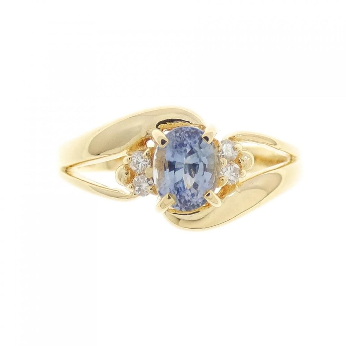 K18YG SAPPHIRE RING - 2