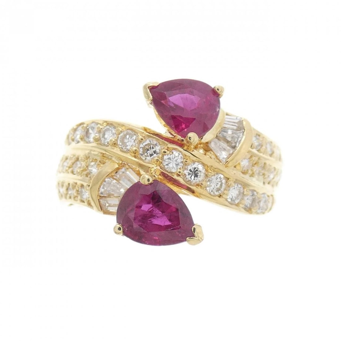 750YG RUBY RING - 2