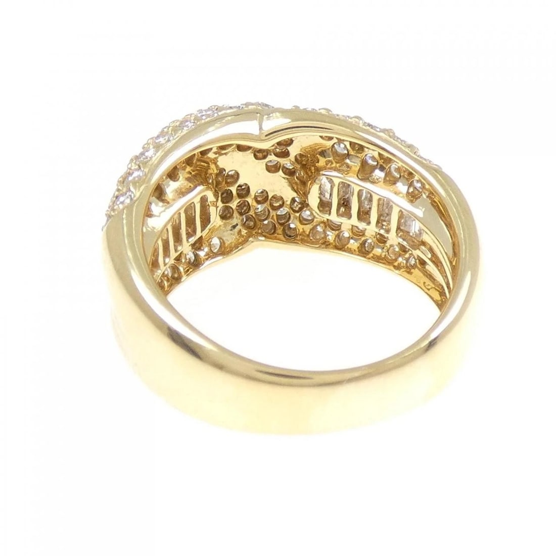 K18YG DIAMOND RING - 3