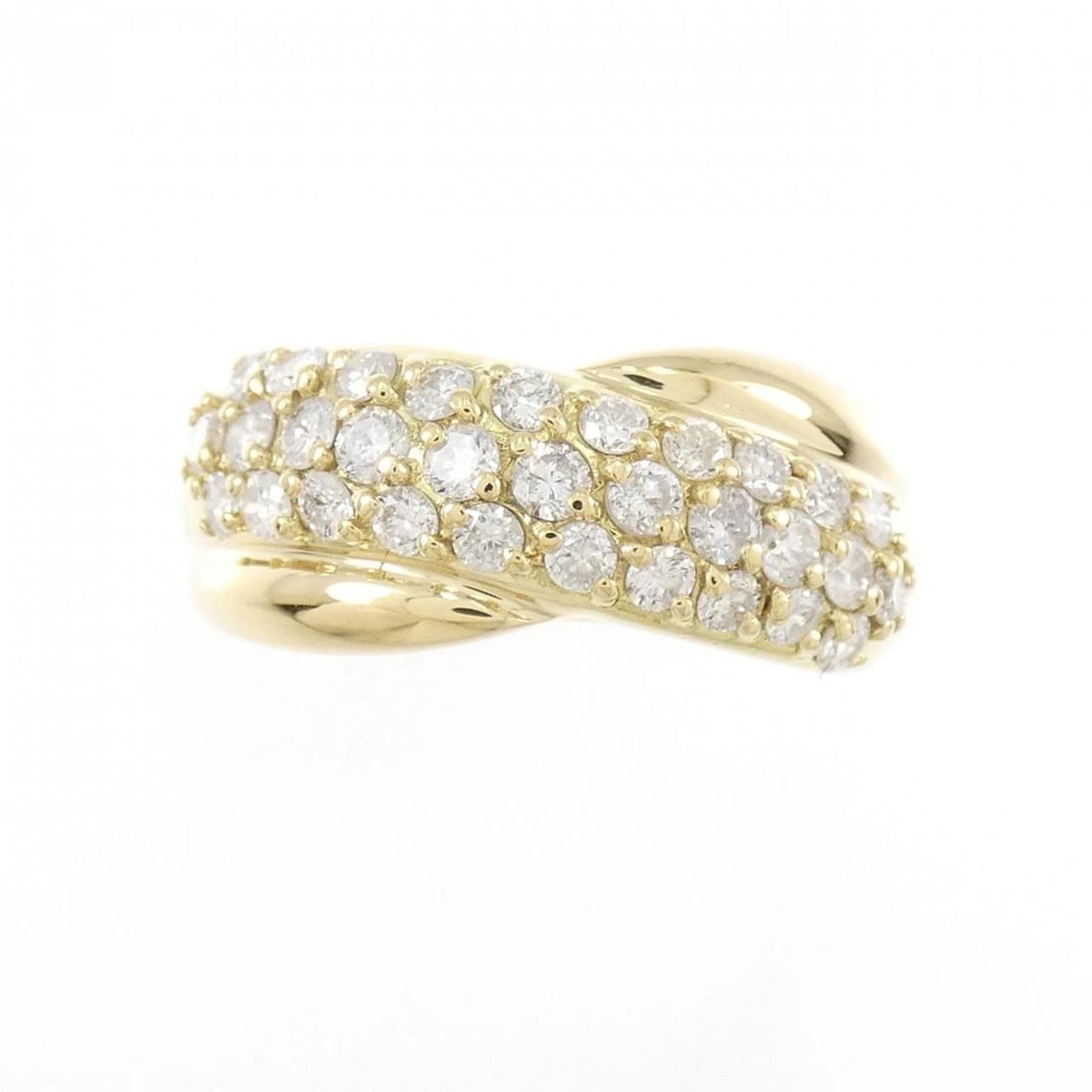 K18YG DIAMOND RING - 2