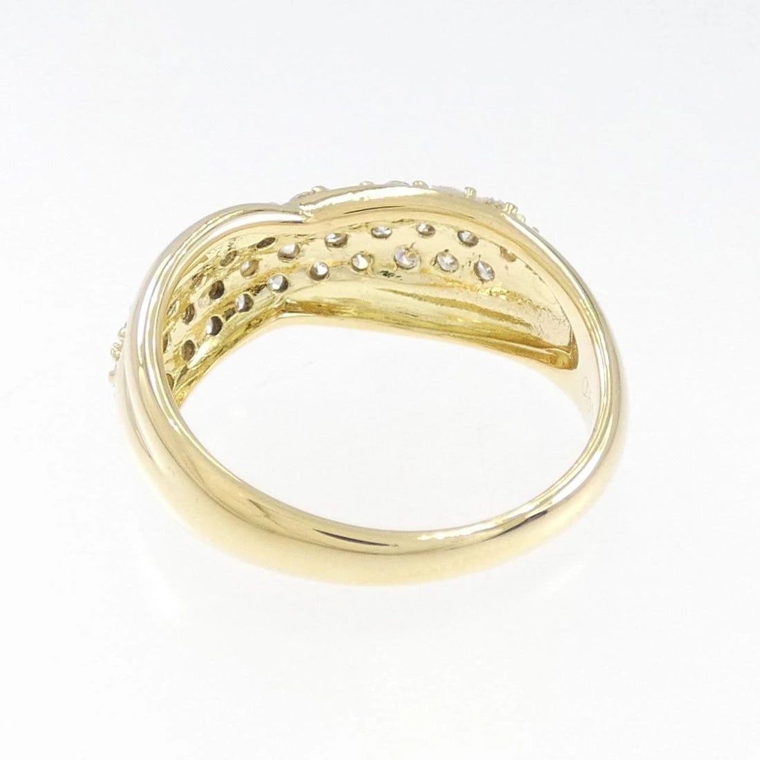 K18YG DIAMOND RING - 3