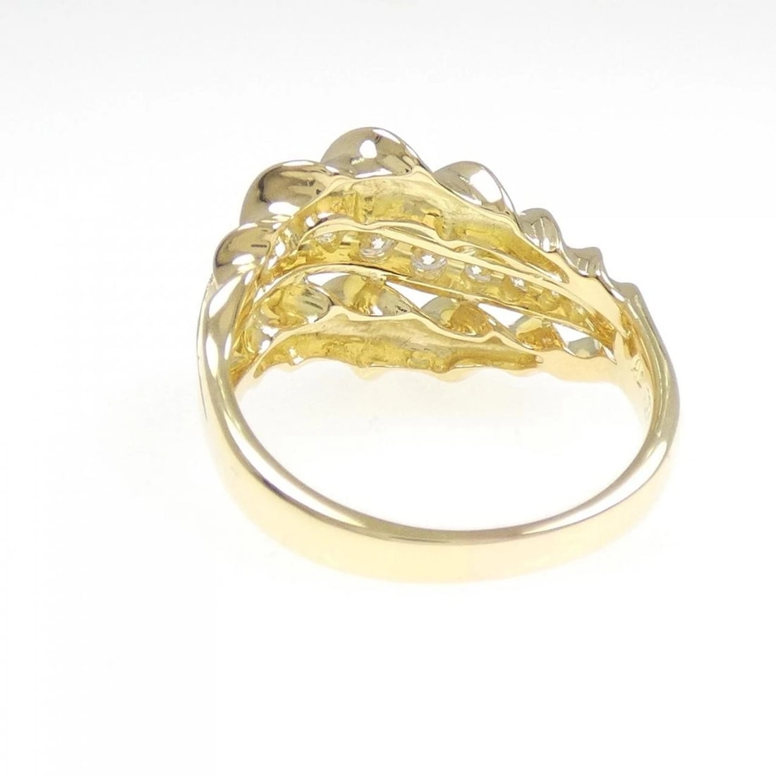 750YG DIAMOND RING - 3