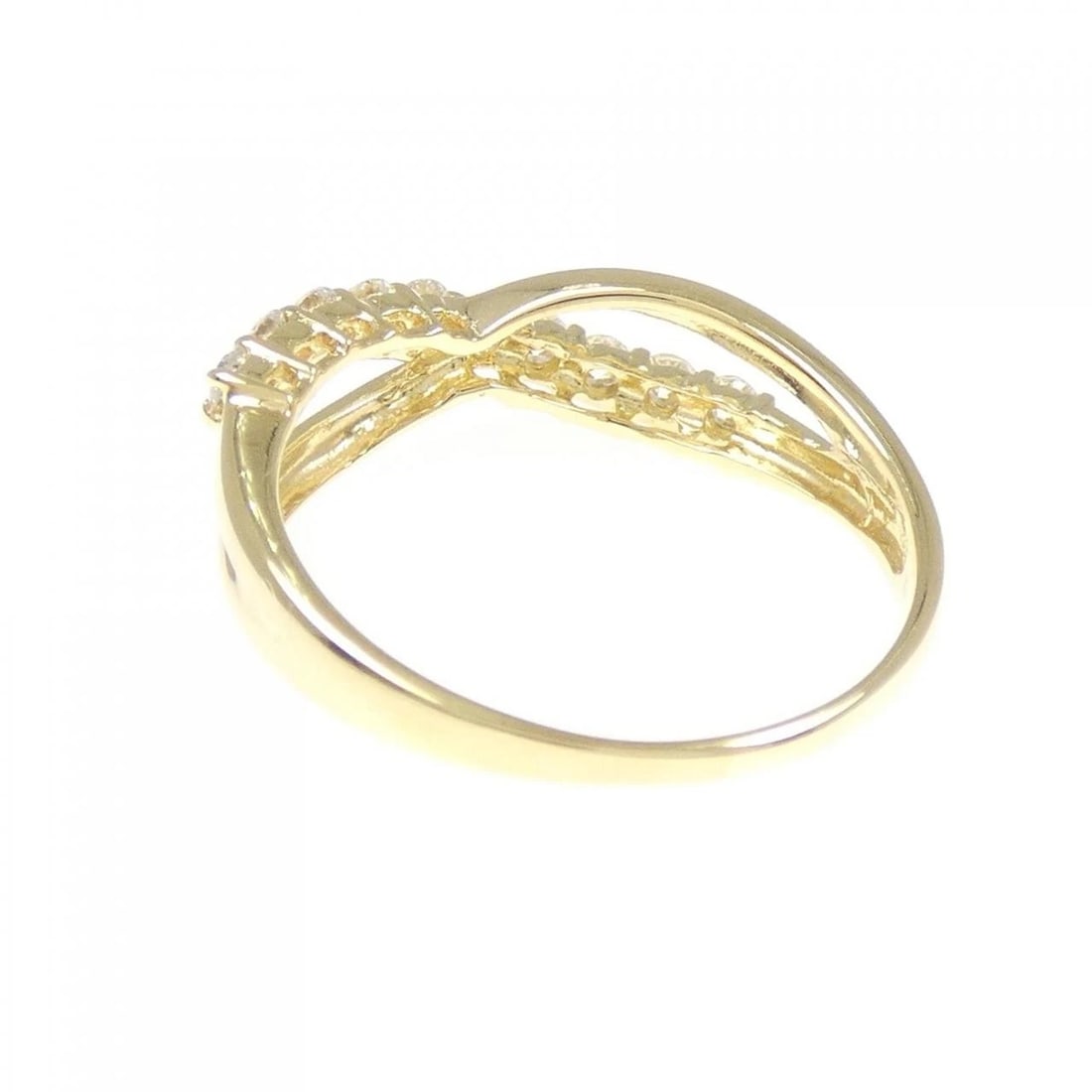 K18YG DIAMOND RING - 3