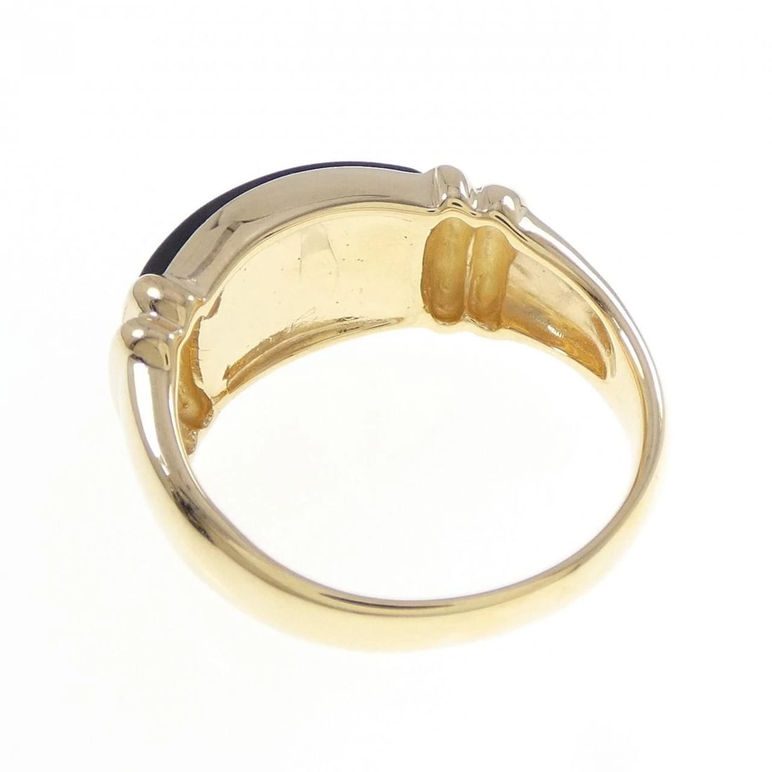 K18YG ONYX RING - 3