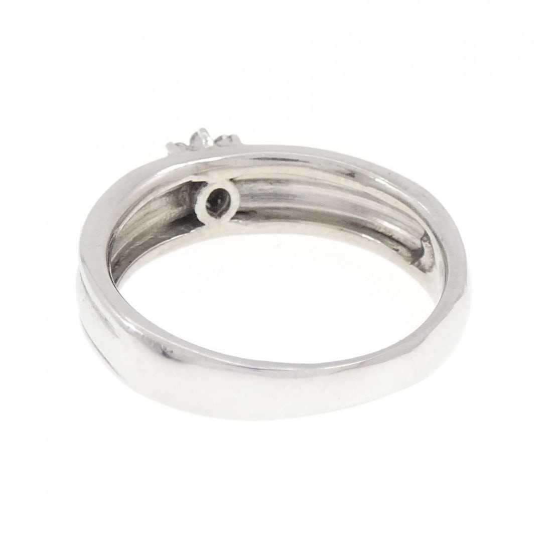 PT900 FLOWER DIAMOND RING - 3