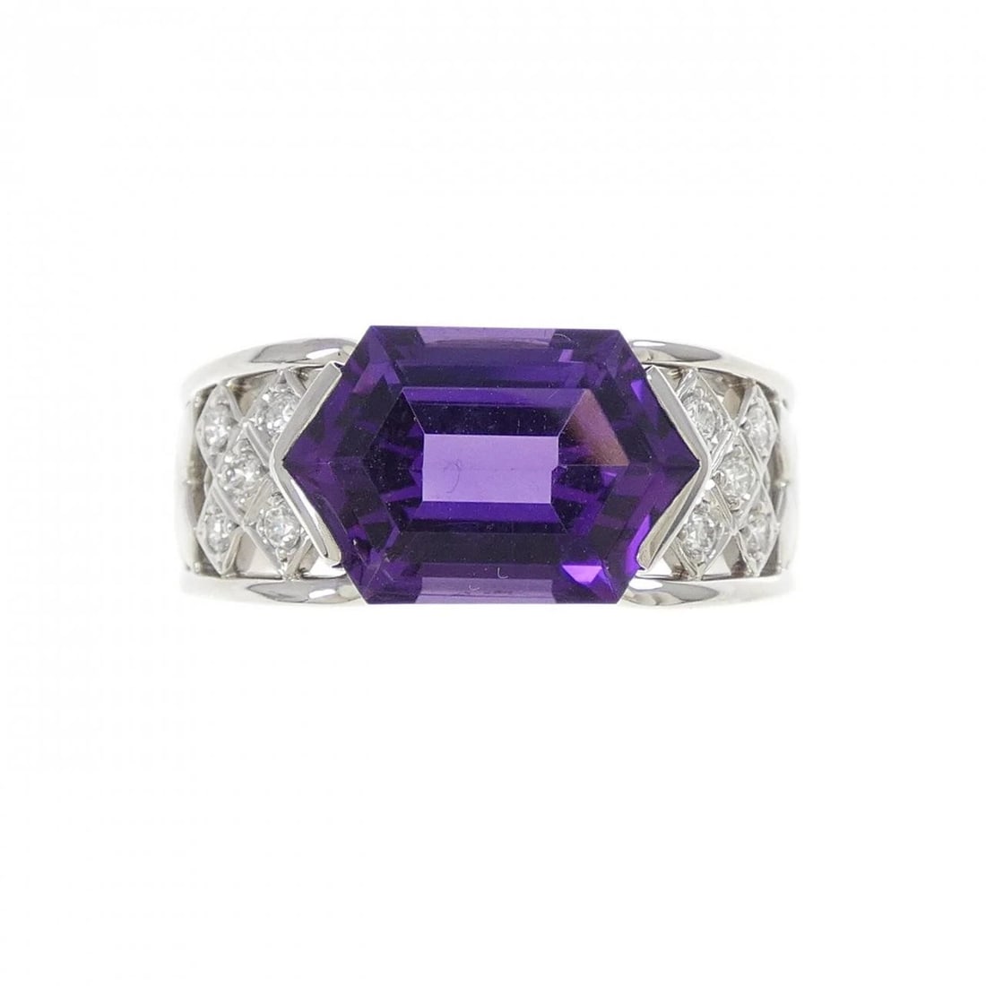 PT900 AMETHYST RING - 2