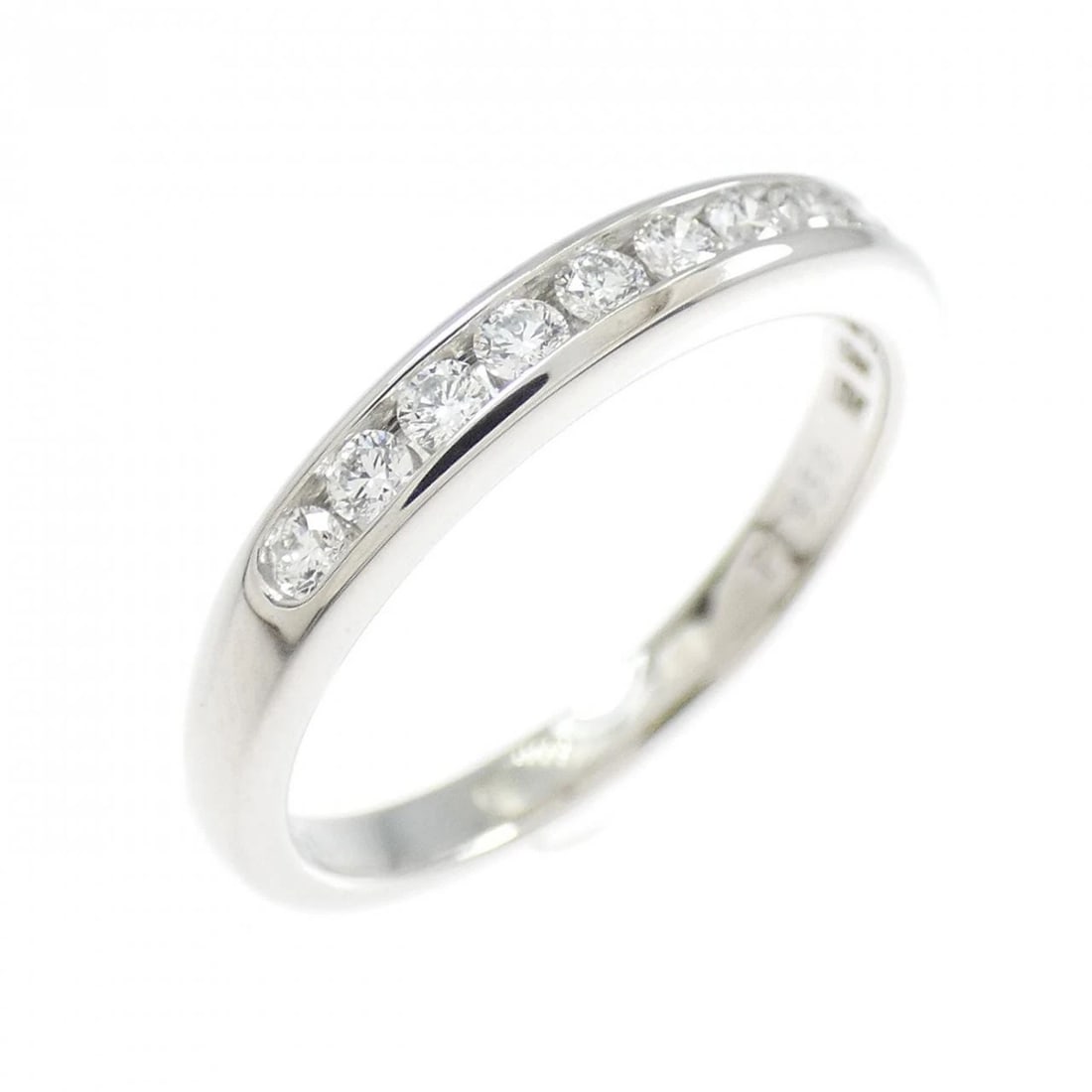 TIFFANY BEAD SETTING RING: Tiffany Bead Setting Ring Brand: Tiffany Type: Ring Material: Platinum 950, Main Stone/Creation Natural Color: Platinum Size: 4-4.5 (US size) Accessories: None Accessories Notice: When