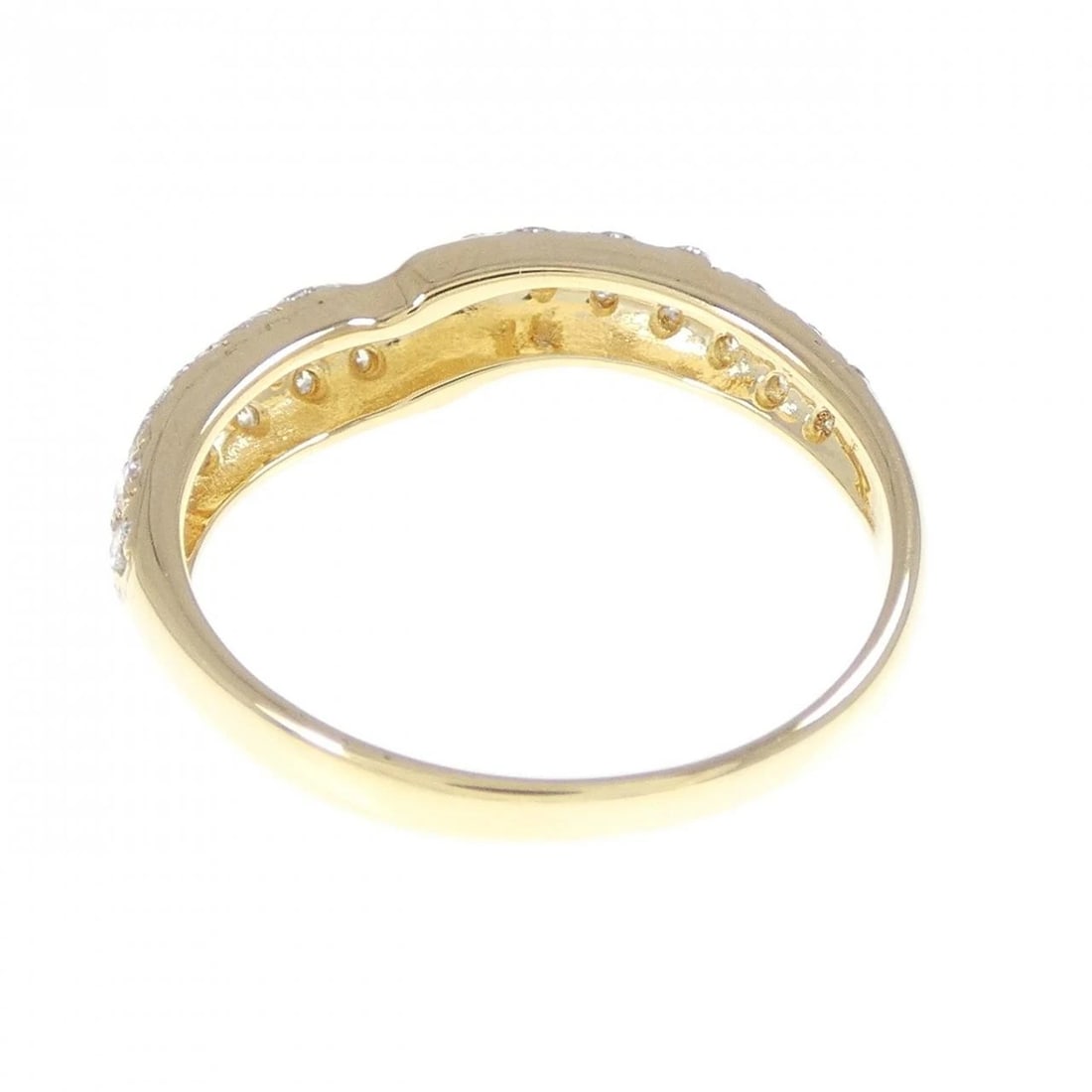 K18YG DIAMOND RING - 3