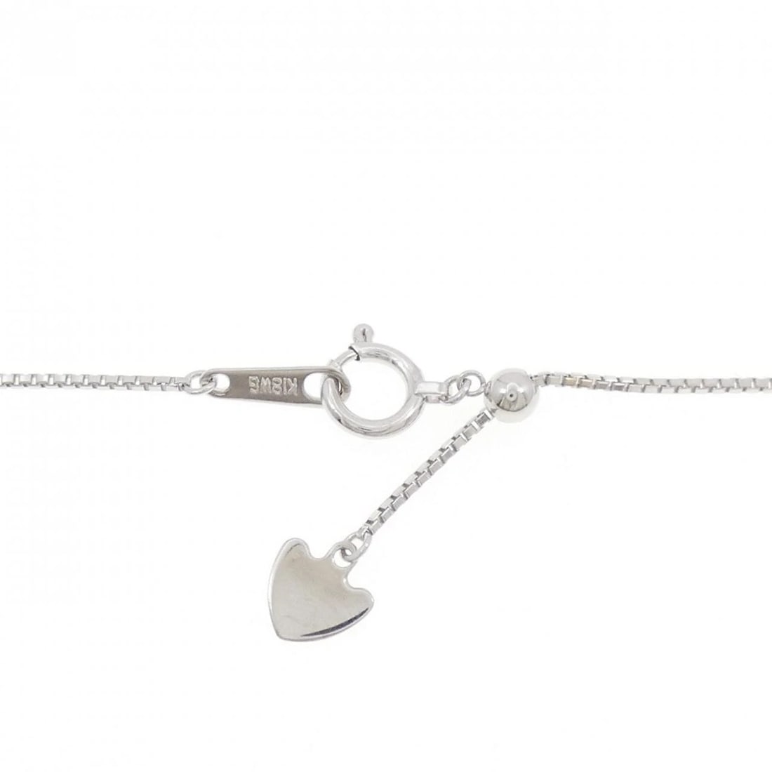 K18WG FLOWER RUBY NECKLACE - 4