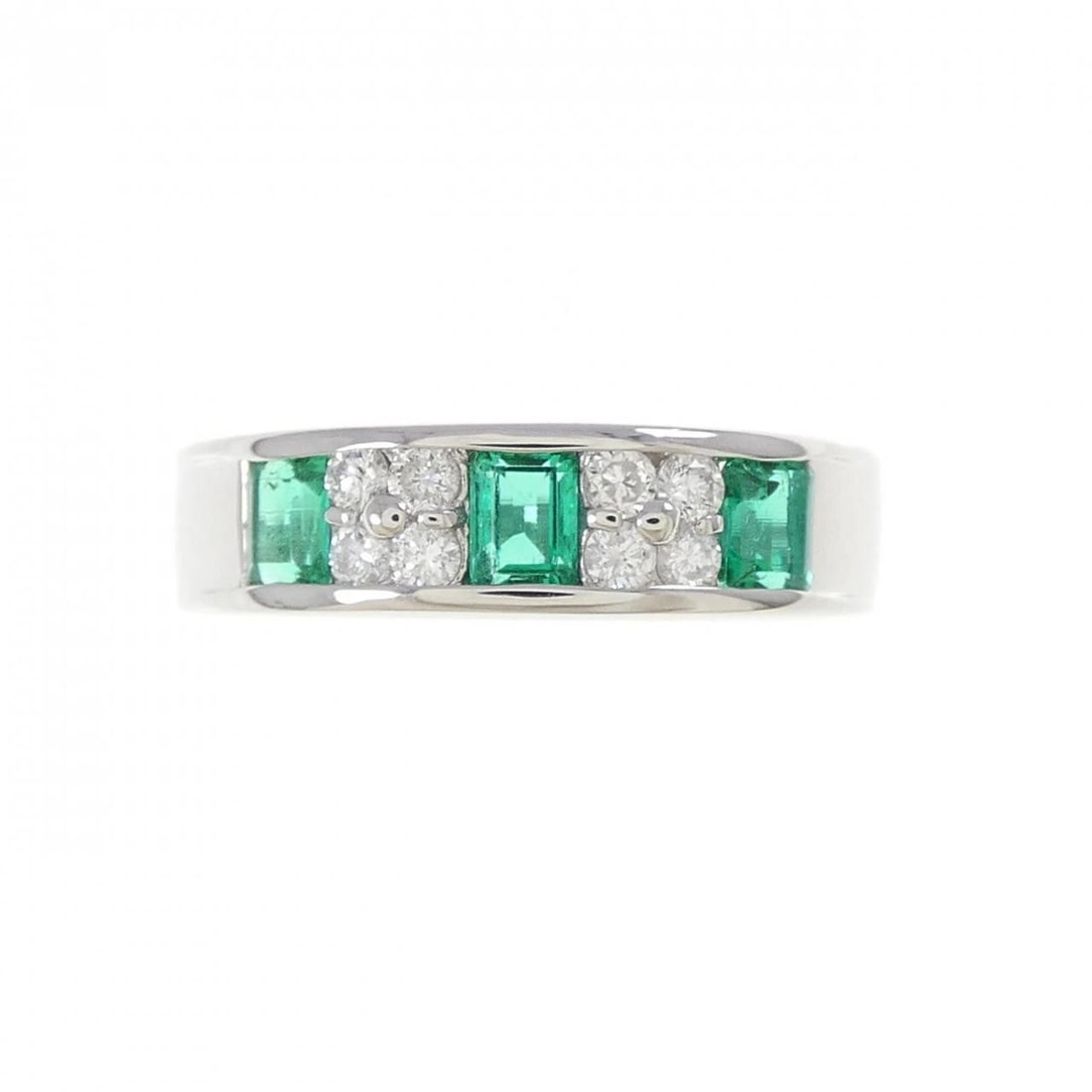 PT900 EMERALD RING - 2