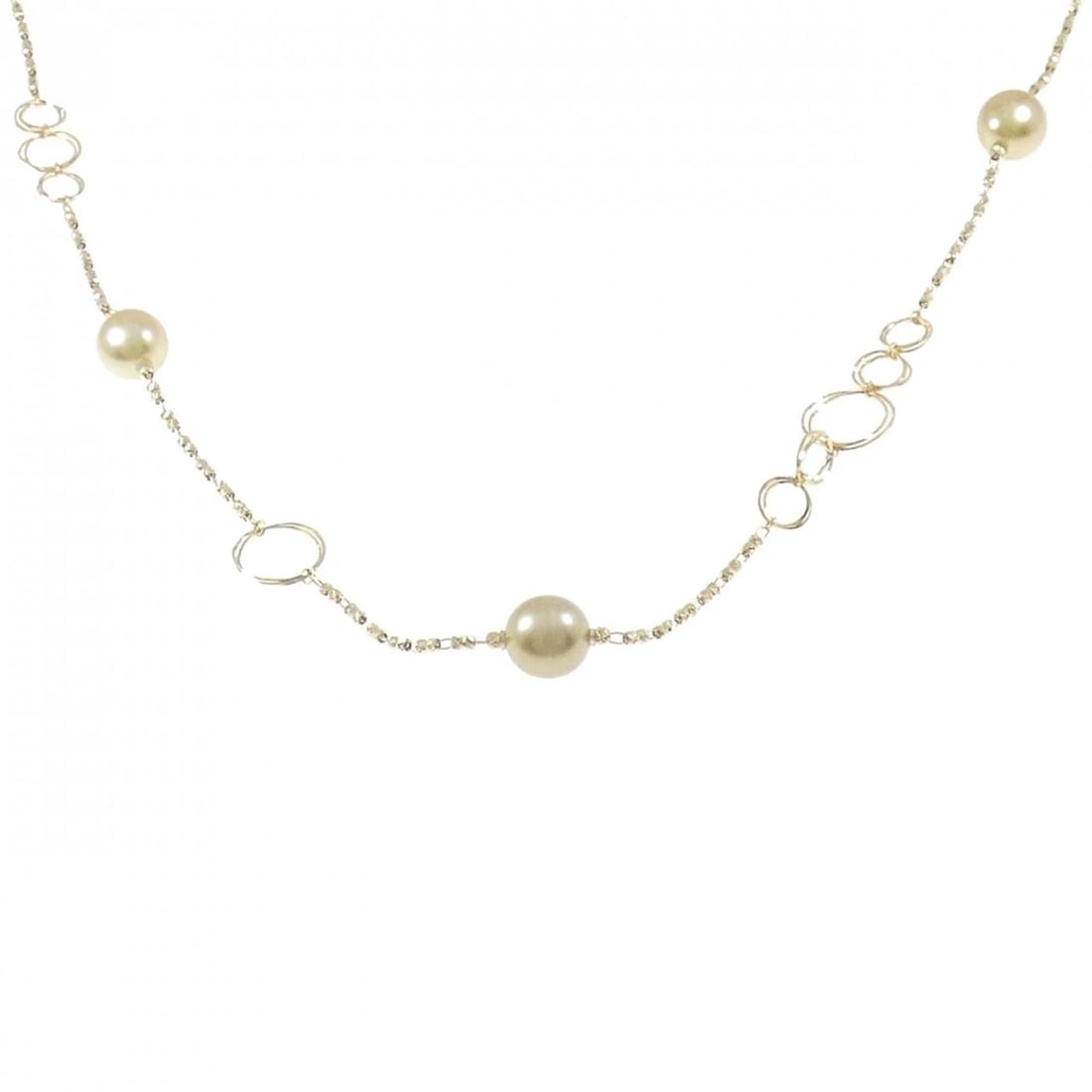 TASAKI SOUTH SEA PEARL NECKLACE: TASAKI South Sea Pearl Necklace Brand: TASAKI Type: Necklace Material: 750 Yellow Gold, Main Stone/Creation South Sea Pearl Color: Yellow Gold Size: -78cm,ActualSize Motif Max. W: 8.6mm Chain