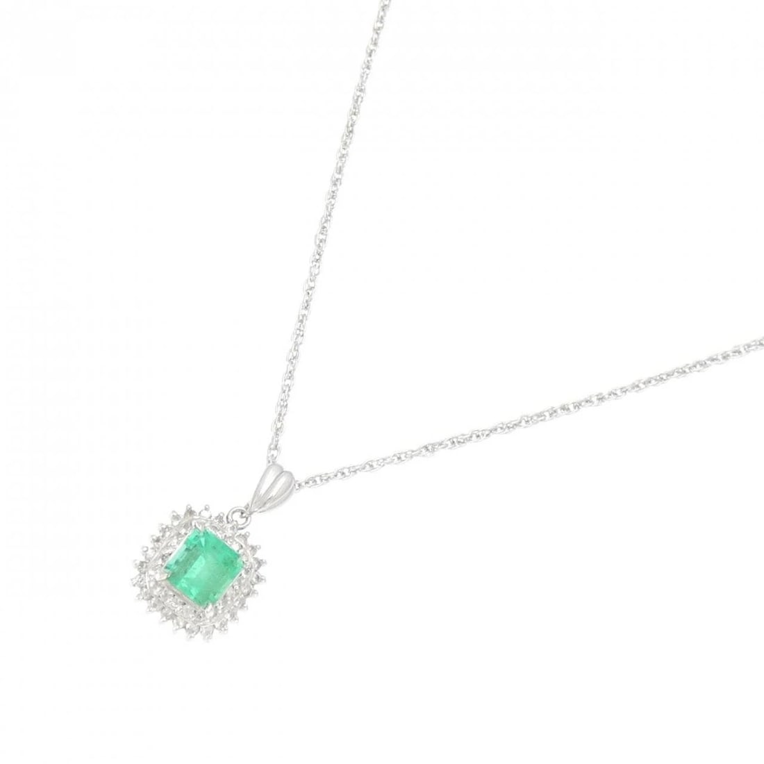 PT900 PT850 EMERALD NECKLACE - 2