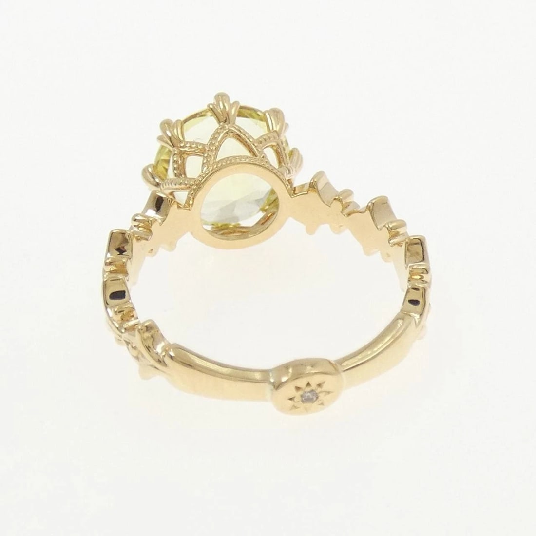 K18YG COLOR STONE RING - 3