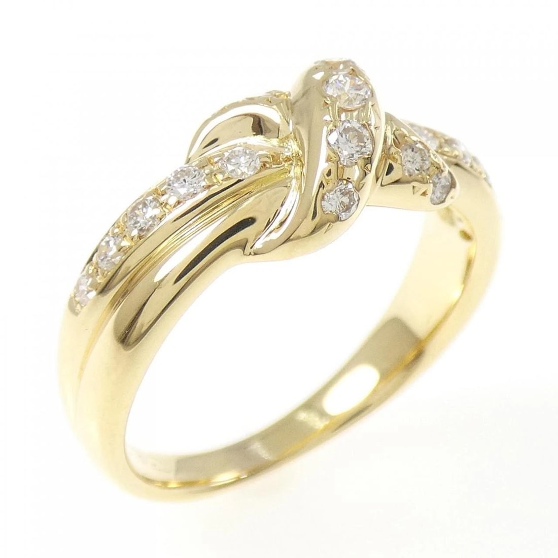 K18YG DIAMOND RING: K18YG Diamond Ring Brand: Unbranded Type: Ring Material: K18 Yellow Gold, Main Stone/Creation Natural Color: yellow gold Size: 7-7.5US Accessories: None Accessories Notice: When purchasing