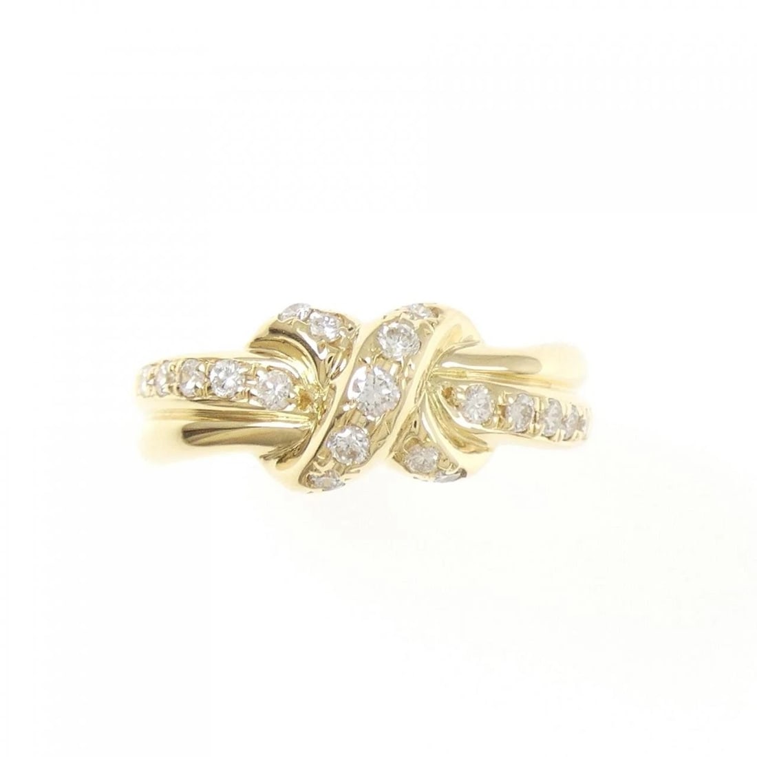 K18YG DIAMOND RING - 2