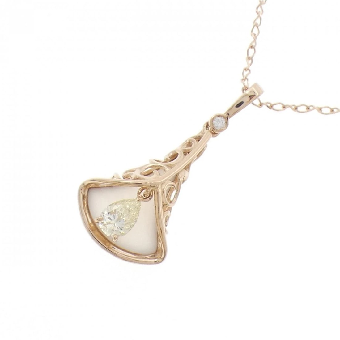 K18PG CHALCEDONY NECKLACE - 3