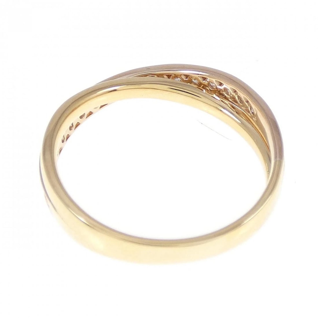 K18YG K18PG DIAMOND RING - 2