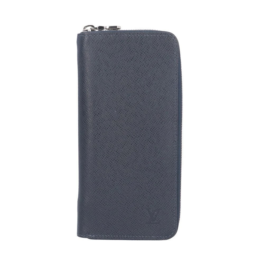 LOUIS VUITTON PURSE TAIGA LEATHER ZIPPY WALLET VERTICAL PURSE: LOUIS VUITTON purse Taiga Leather Zippy Wallet Vertical purse Brand: LOUIS VUITTON Type: purse Material: Exterior Material Taiga Leather Color: Navy / Blue Marine Size: W3.7 x H7.7x D0.8inch Acce