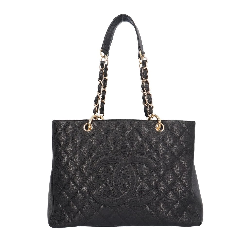 CHANEL SHOULDER BAG CAVIARSKIN MATRASSE GST TOTE SHOULDER BAG (1 of 9)