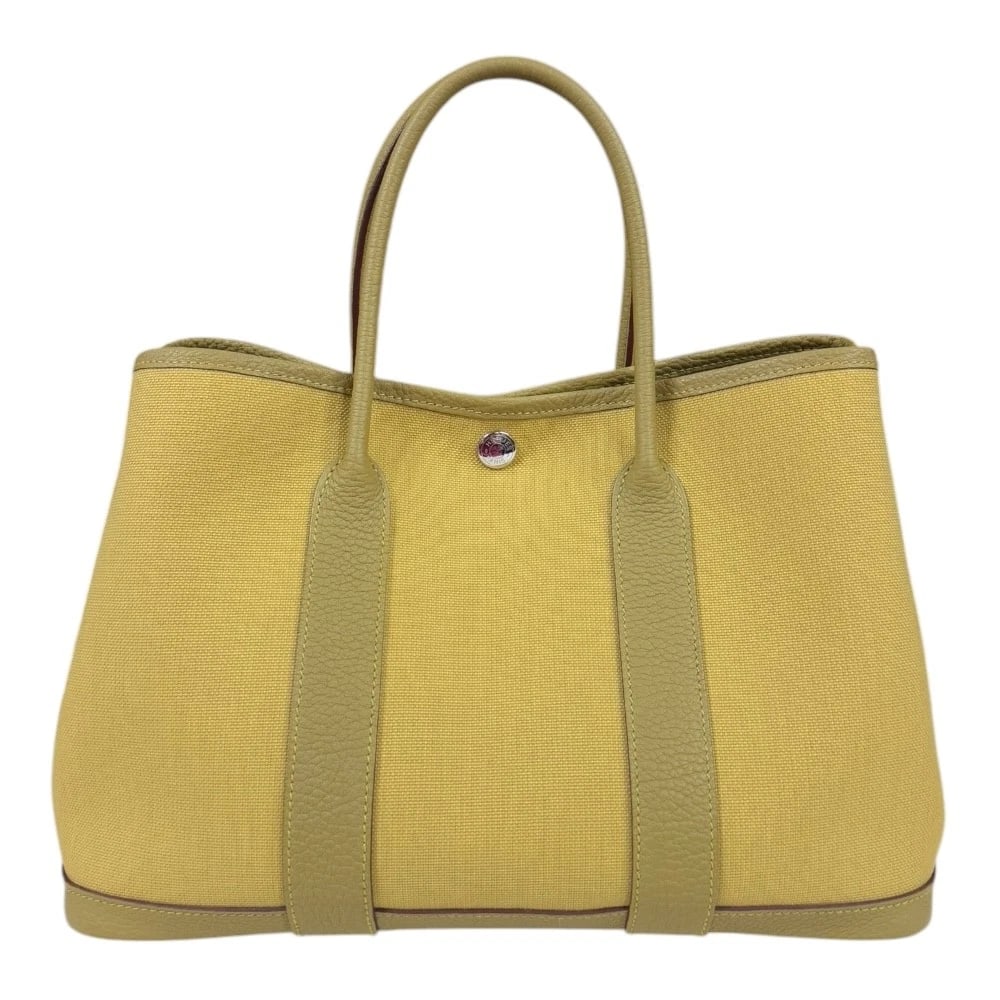 HERMES TOTE BAG CANVAS GARDEN PARTY TPM TOTE BAG (1 of 4)