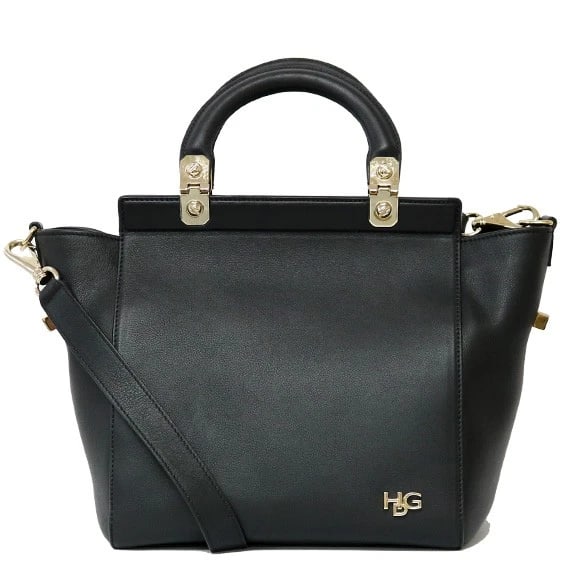 GIVENCHY HDG HANDBAG HANDBAG: Givenchy HDG Handbag Handbag Brand: Givenchy Type: Handbag Material: Exterior Material Calfskin Color: black Size: W11.0 x H9.4 x D7.9inch Handle:11.8inch Shoulder:37.4inch Accessories: None
