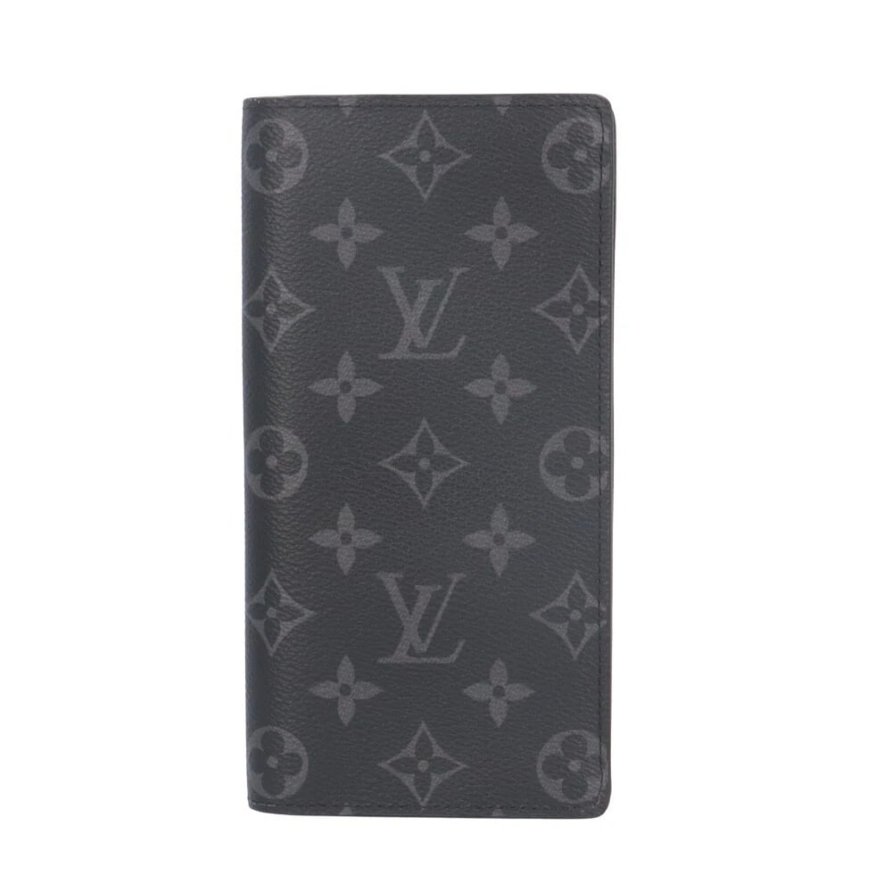 LOUIS VUITTON PURSE MONOGRAM ECLIPSE PORTEFEIULLE Â· BROTHER PURSE: LOUIS VUITTON purse Monogram Eclipse Portefeiulle Â· Brother purse Brand: LOUIS VUITTON Type: purse Material: Exterior Material Monogram Eclipse Color: black / gray Size: W3.7 x H7.5x
