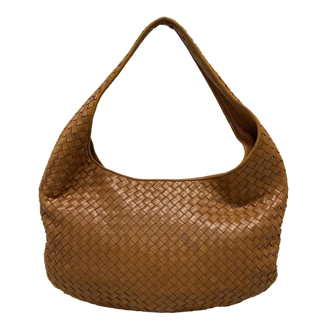 BOTTEGA VENETA INTRECCIATO - BROWN LEATHER SHOULDER BAG: BOTTEGA VENETA Intrecciato - Brown Leather Shoulder Bag Brand: BOTTEGA VENETA Type: Shoulder Bag Material: Leather Color: Brown Size: Height : 9.06 inch (23 cm) Width : 15.75 inch (40 cm) Depth :