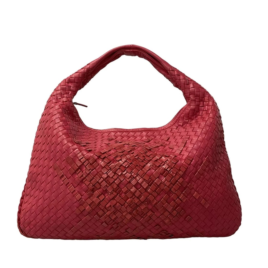 BOTTEGA VENETA VENETA BAG RED LEATHER SHOULDER BAG SHOULDER BAG: BOTTEGA VENETA Veneta bag Red Leather Shoulder Bag Shoulder Bag Brand: BOTTEGA VENETA Type: Shoulder Bag Material: Leather Color: Red Size: Height : 12.2 inch (31 cm) Width : 18.11 inch (46