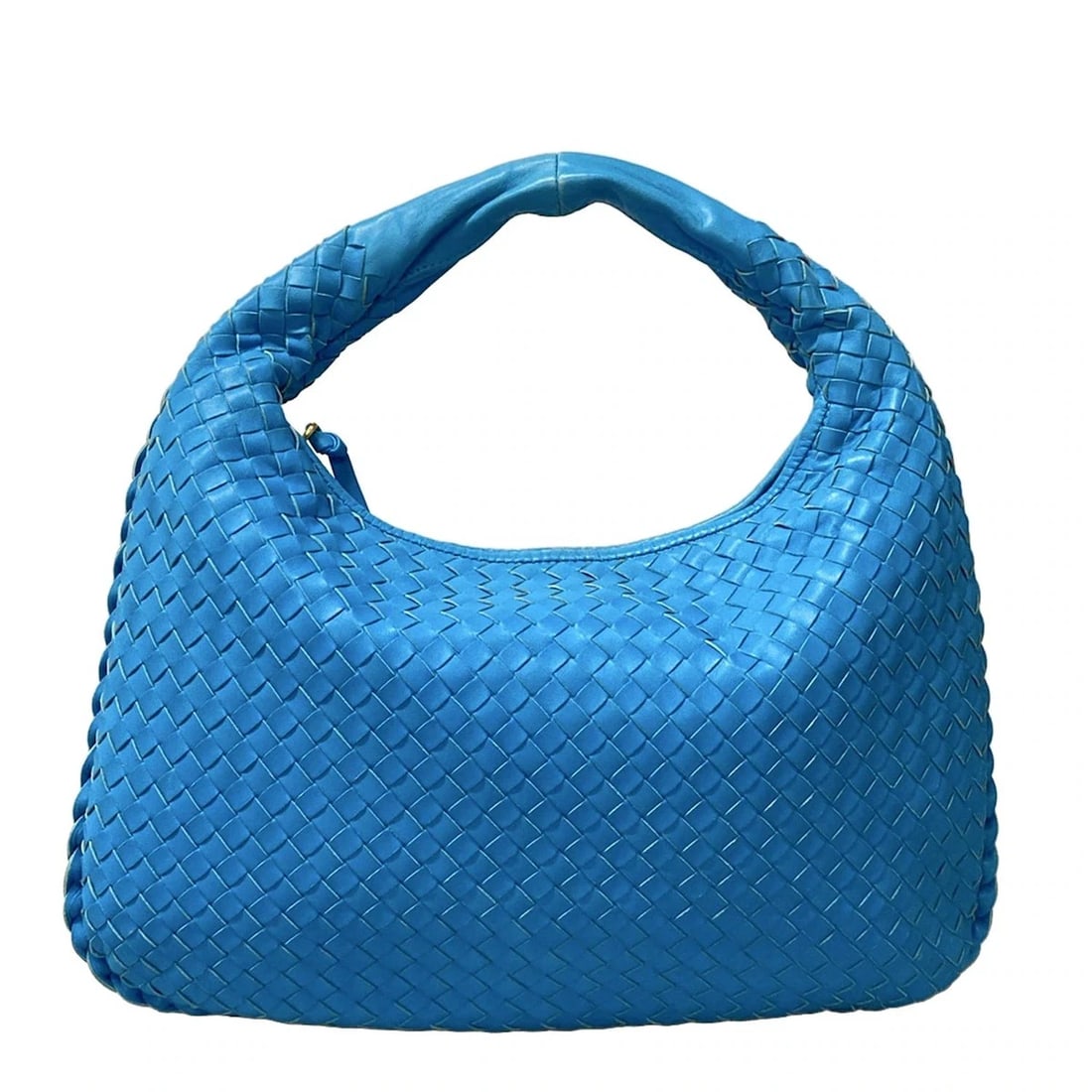 BOTTEGA VENETA VENETA BAG BLUE HANDBAG HANDBAG: BOTTEGA VENETA Veneta bag Blue Handbag Handbag Brand: BOTTEGA VENETA Type: Handbag Material: Leather Color: Blue Size: Height : 8.86 inch (22.5 cm) Width : 13.98 inch (35.5 cm) - 15.35 inch (39 cm